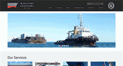 Desktop Screenshot of maritime-engineers.com.au